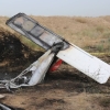 لاشه هواپیمای آموزشی سانحه دیده در ساوجبلاغ مشاهده شد