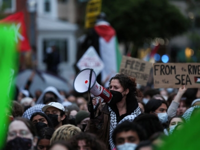خیزش دانشجویان آمریکایی در حمایت از مردم فلسطین
