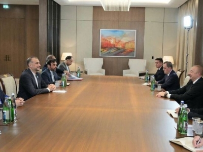 توئیت امیرعبداللهیان پس از دیدارش با رئیس‌جمهور آذربایجان