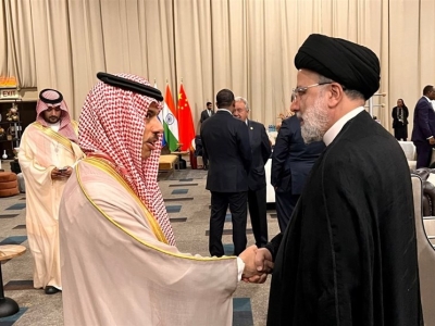 وزیر خارجه عربستان با رئیسی دیدار کرد