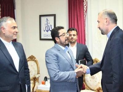 حضور امیرعبداللهیان در سفارت یمن برای قدردانی از حمایت صنعا از مردم غزه