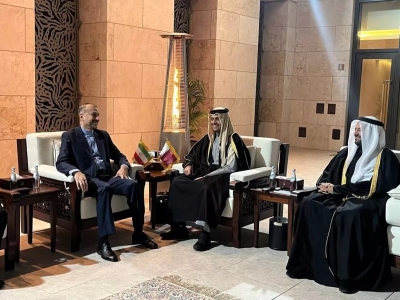 رایزنی امیرعبداللهیان با نخست وزیر و وزیر خارجه قطر در دوحه