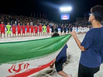 قهرمانی ساحلی‌بازان ایران با شکست برزیل در جام بین‌قاره‌ای