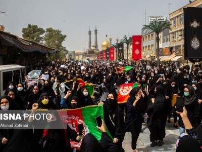 تجمع جمعی از زنان افغانستانی در اعتراض به طالبان +تصاویر