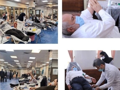 ظریف و اعضای وزارت امور خارجه خون دادند