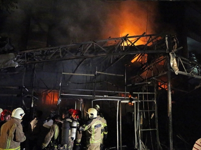آتش سوزی در کارخانه فولاد زرند ایرانیان/آتش مهار شد
