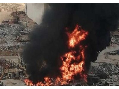 آتش سوزی بندر بیروت احتمالاً یک اقدام خرابکارانه بود