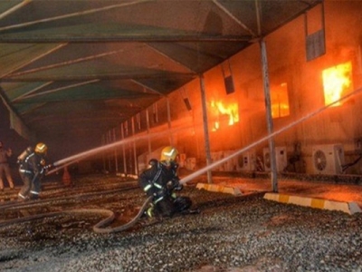 جان باختن ۱۴ دانشجوی دختر عراقی در آتش سوزی خوابگاهی در اربیل