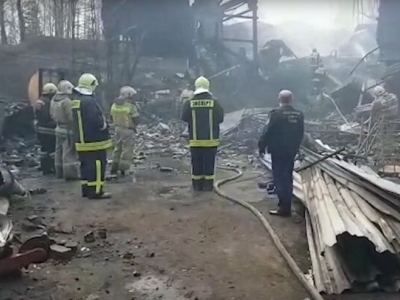 ۱۷ کارگر کارخانه باروت سازی روسیه کشته شدند