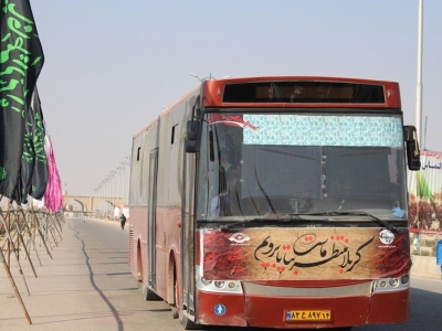 اعزام ۵۰ دستگاه اتوبوس برای انتقال زایران اربعین به شلمچه عراق 