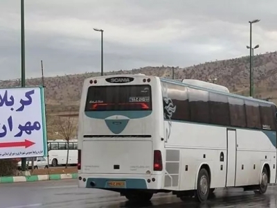 یک‌هزار و ۴۰۰ اتوبوس زائران اربعین از قم به مرزها اعزام شد