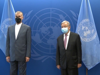 امیر عبداللهیان با دبیرکل سازمان ملل دیدار کرد+جزئیات