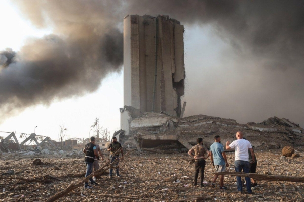 تصویری تکان‌دهنده از مرکز انفجار بیروت