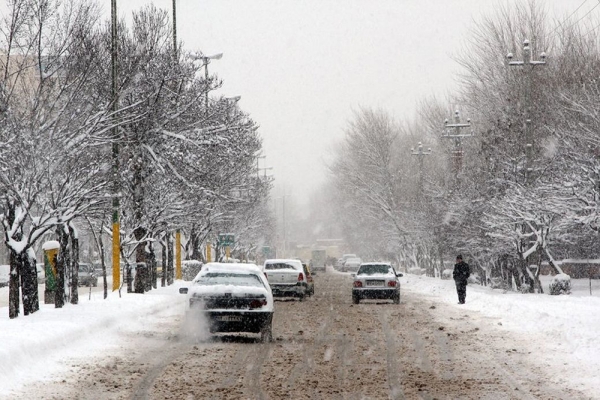 بارش برف و باران، وزش باد شدید و کاهش شدید دما در کشور