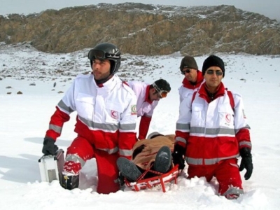 امداد رسانی به کوهنورد سقوط کرده در ارتفاعات شیرپلا