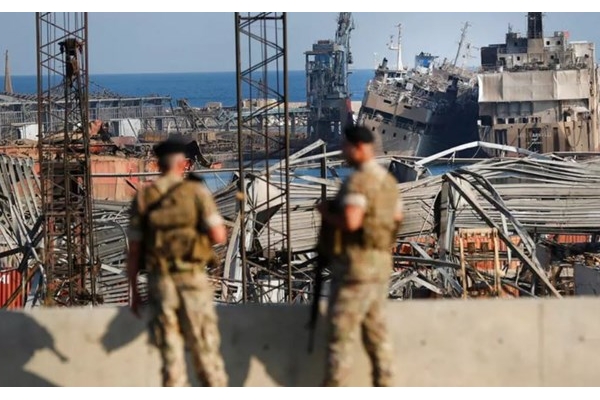 ارتش لبنان: کشف ۴.۳۵ تن نیترات آمونیوم جدید در نزدیکی بندر بیروت