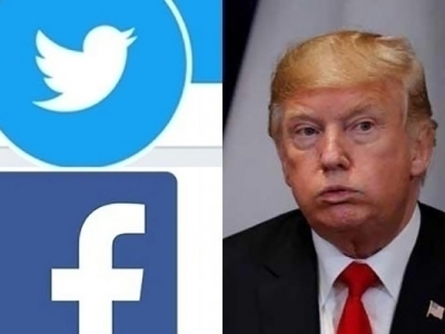 حذف ویدیوی ترامپ در فیس بوک و توییتر