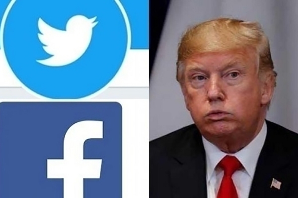 حذف ویدیوی ترامپ در فیس بوک و توییتر