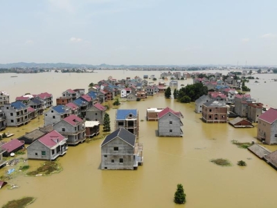 خسارت باران در چین