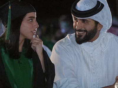 دختر پادشاه بحرین برای نخستین بار دیده شد+ تصاویر
