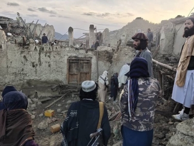 افزایش تلفات زلزله افغانستان به ۱۵۰۰ کشته و بیش از ۲ هزار زخمی