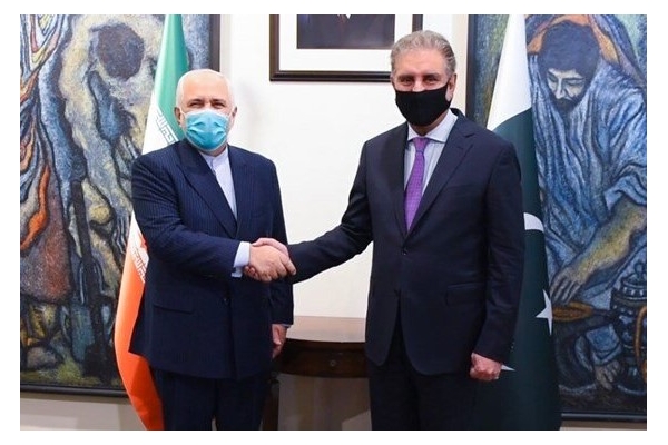 گزارش توییتری ظریف از دیدارش با وزیر خارجه پاکستان
