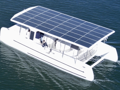 اولین قایق تفریحی خورشیدی جهان