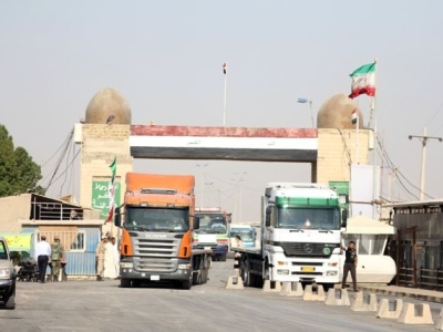 توقف صادرات کالا از مرزهای چذابه و شلمچه به عراق تا ۱۹ مهر 