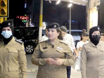 افزایش حضور نیروهای پلیس زن در بغداد+ عکس