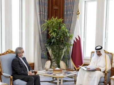 پیام روحانی به امیر قطر چندین روز پس از شکست ترامپ