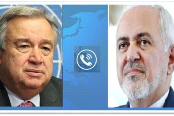 ظریف خطاب به دبیرکل سازمان ملل: آمریکا عضو برجام نیست