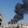 وقوع آتش سوزی در نزدیکی آستان مقدس حسینی در کربلاء