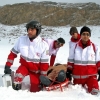 امداد رسانی به کوهنورد سقوط کرده در ارتفاعات شیرپلا