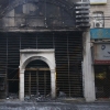 اغتشاشگران یک بانک را در قصرشیرین به آتش کشیدند