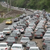 اعمال محدودیت ترافیکی در جاده کرج - چالوس 