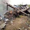 اولین عکس‌ها از سقوط مرگبار هواپیمای آموزشی در کرج
