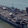 ورود ناو هواپیمابر یواس‌اس نیمیتز آمریکا به خلیج فارس 