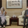 دیدار سفیر چین در تهران با نرگس آبیار 