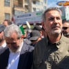 حضور «زیاد النخاله» و «ابوفدک» در راهپیمایی روز قدس تهران