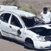 فوت پسر بچه ۹ ساله بدنبال واژگونی خودرو تیبا در اتوبان قم تهران 