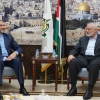 دیدار رئیس دفتر سیاسی حماس با امیرعبداللهیان در دوحه