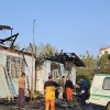 تصاویری از آتش‌سوزی کمپ ترک‌اعتیاد گیلان با 27 فوتی +فیلم