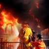 آتش‌سوزی گسترده در شهرک صنعتی گرمسار