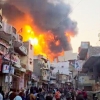 آتش سوزی در یک کارخانه رنگ در هند با ۱۱ کشته