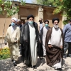 رییس جمهور از بیت تاریخی امام راحل در خمین بازدید کرد