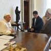 مدیر حوزه‌های علمیه ایران و پاپ دیدار کردند