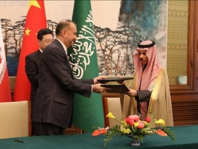 وزرای خارجه ایران و عربستان بیانیه مشترک امضا کردند