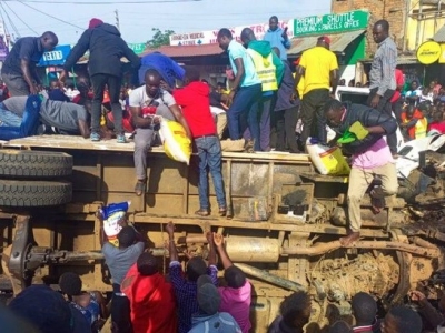 20 کشته و زخمی بر اثر برخورد مرگبار کامیون با جمعیت در کنیا