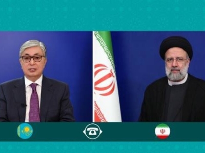 گفتگوی تلفنی روسای جمهور ایران و قزاقستان