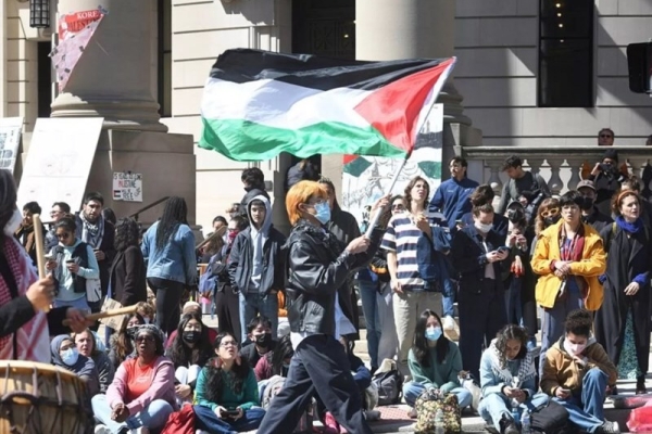 اعتراضات دانشجویی به جنگ علیه غزه از آمریکا به اروپا کشیده شد
